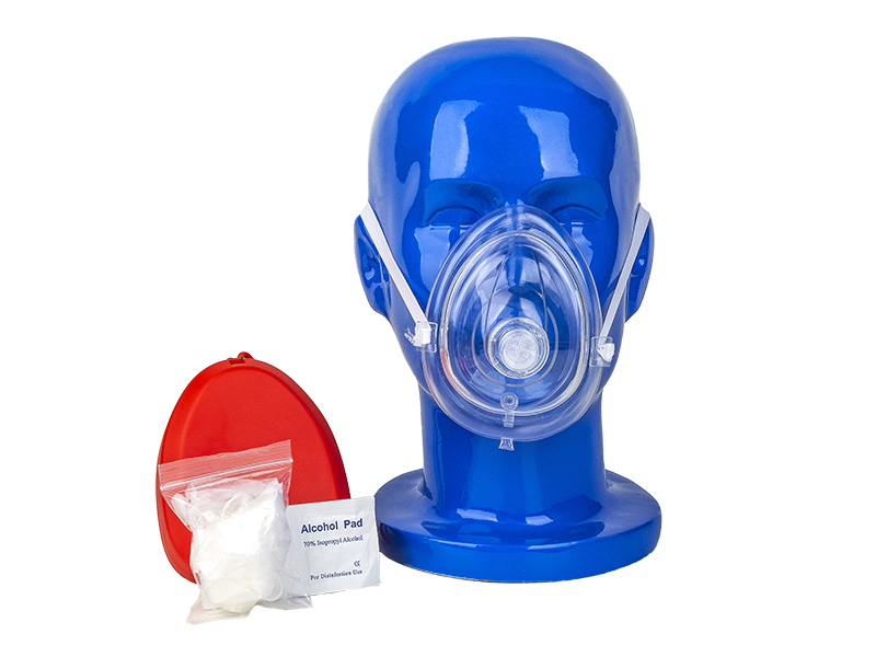 maschera di rianimazione tascabile salvavita per adulti / bambini 